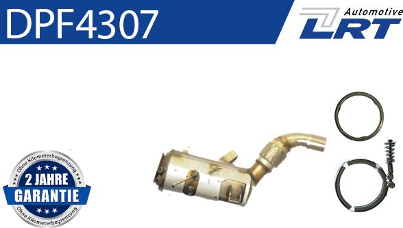 LRT DPF4307 - Сажевый / частичный фильтр, система выхлопа ОГ www.autospares.lv