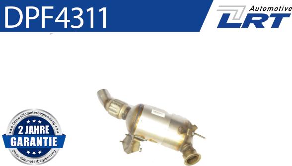 LRT DPF4311 - Nosēdumu / Daļiņu filtrs, Izplūdes gāzu sistēma www.autospares.lv