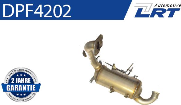 LRT DPF4202 - Soot / Particulate Filter, exhaust system www.autospares.lv