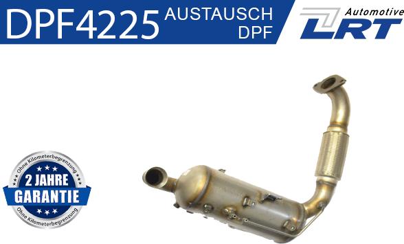 LRT DPF4225 - Nosēdumu / Daļiņu filtrs, Izplūdes gāzu sistēma www.autospares.lv