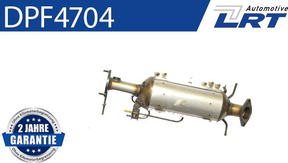 LRT DPF4704 - Сажевый / частичный фильтр, система выхлопа ОГ www.autospares.lv