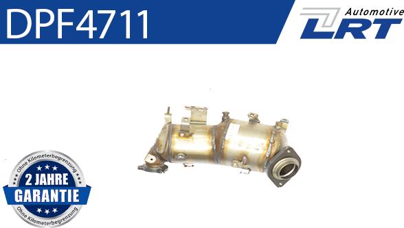 LRT DPF4711 - Сажевый / частичный фильтр, система выхлопа ОГ www.autospares.lv