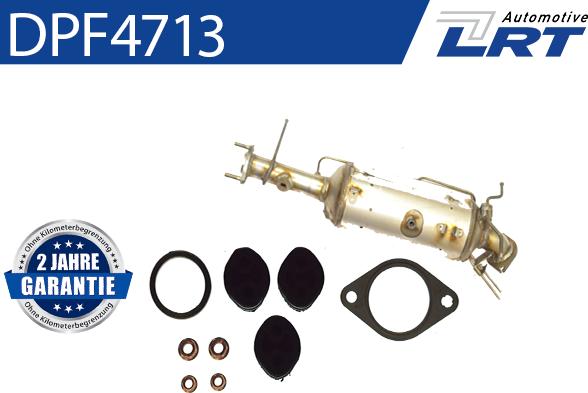 LRT DPF4713 - Сажевый / частичный фильтр, система выхлопа ОГ www.autospares.lv