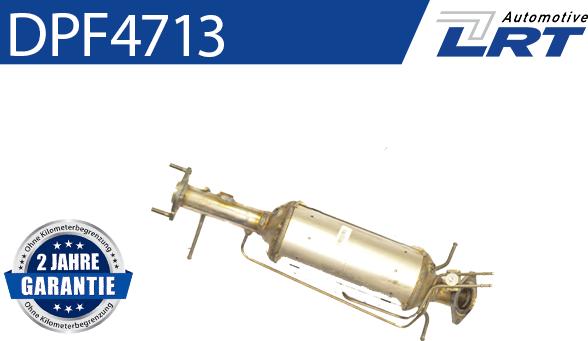 LRT DPF4713 - Сажевый / частичный фильтр, система выхлопа ОГ www.autospares.lv