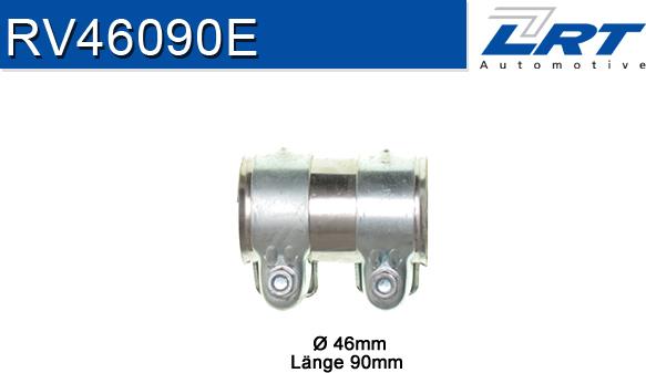 LRT RV46090E - Pipe Connector, exhaust system www.autospares.lv