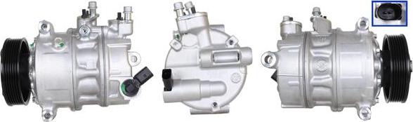 LUCAS ACP01257 - Compressor, air conditioning www.autospares.lv