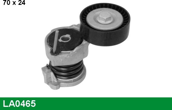 LUCAS LA0465 - Belt Tensioner, v-ribbed belt www.autospares.lv