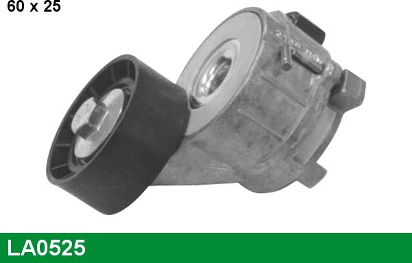 LUCAS LA0525 - Belt Tensioner, v-ribbed belt www.autospares.lv