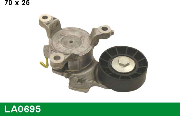 LUCAS LA0695 - Натяжитель, поликлиновый ремень www.autospares.lv