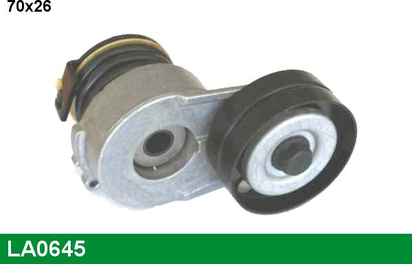 LUCAS LA0645 - Belt Tensioner, v-ribbed belt www.autospares.lv