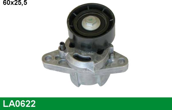 LUCAS LA0622 - Натяжитель, поликлиновый ремень www.autospares.lv