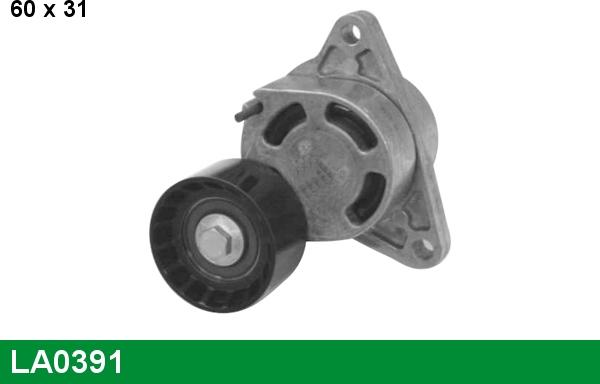 LUCAS LA0391 - Натяжитель, поликлиновый ремень www.autospares.lv