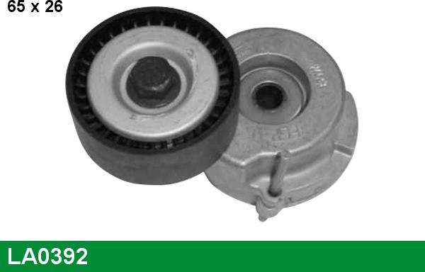 LUCAS LA0392 - Натяжитель, поликлиновый ремень www.autospares.lv