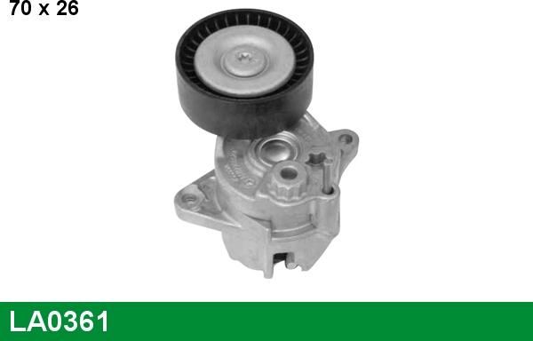 LUCAS LA0361 - Натяжитель, поликлиновый ремень www.autospares.lv