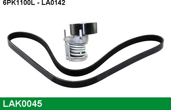 LUCAS LAK0045 - V-Ribbed Belt Set www.autospares.lv