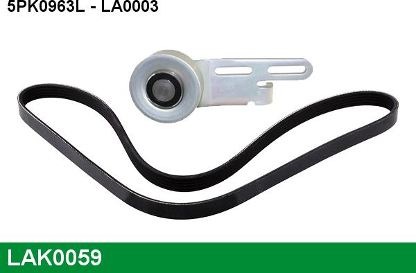 LUCAS LAK0059 - V-Ribbed Belt Set www.autospares.lv