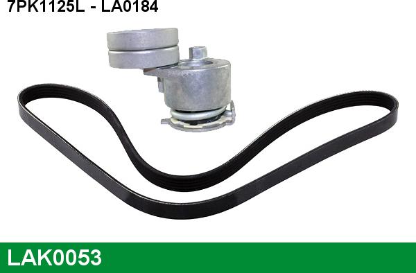 LUCAS LAK0053 - Поликлиновый ременный комплект www.autospares.lv