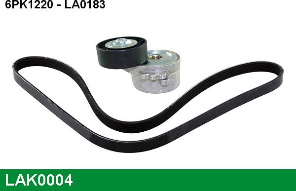 LUCAS LAK0004 - V-Ribbed Belt Set www.autospares.lv