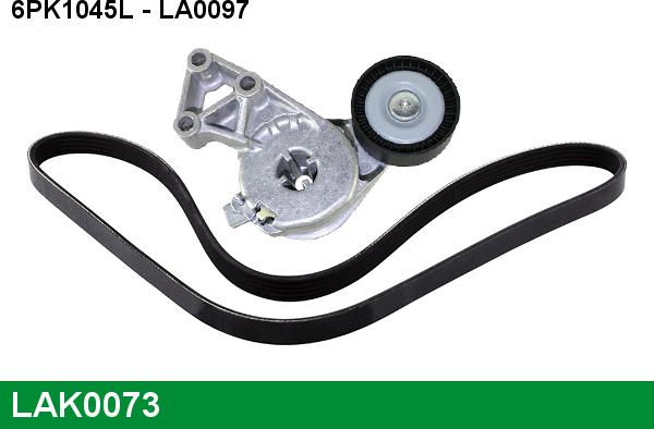 LUCAS LAK0073 - V-Ribbed Belt Set www.autospares.lv