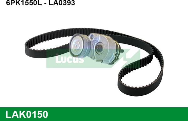 LUCAS LAK0150 - Ķīļrievu siksnu komplekts autospares.lv