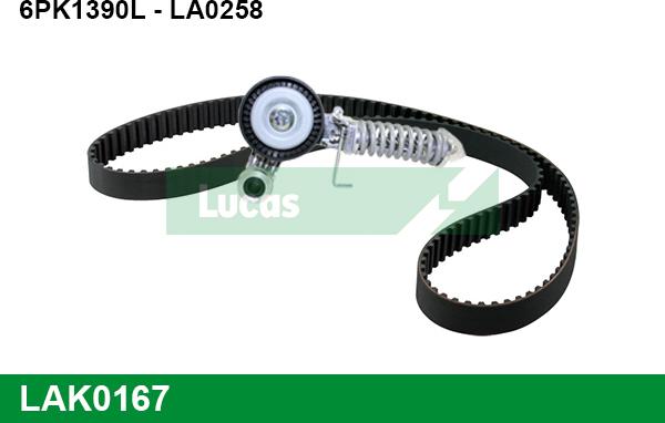 LUCAS LAK0167 - V-Ribbed Belt Set www.autospares.lv