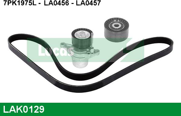 LUCAS LAK0129 - V-Ribbed Belt Set www.autospares.lv