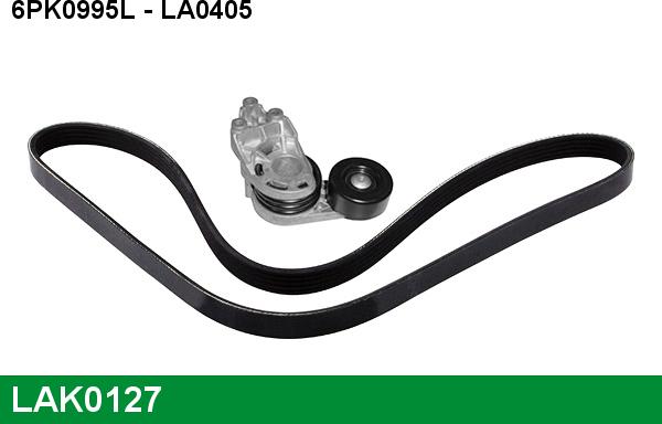 LUCAS LAK0127 - Ķīļrievu siksnu komplekts www.autospares.lv