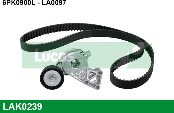 LUCAS LAK0239 - V-Ribbed Belt Set www.autospares.lv