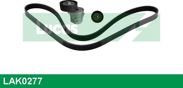 LUCAS LAK0277 - Ķīļrievu siksnu komplekts www.autospares.lv