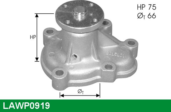 LUCAS LAWP0919 - Ūdenssūknis autospares.lv