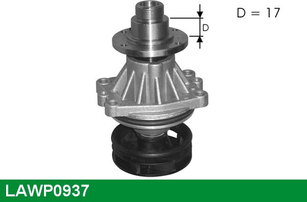 LUCAS LAWP0937 - Ūdenssūknis www.autospares.lv