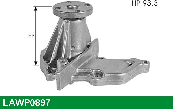 LUCAS LAWP0897 - Water Pump www.autospares.lv