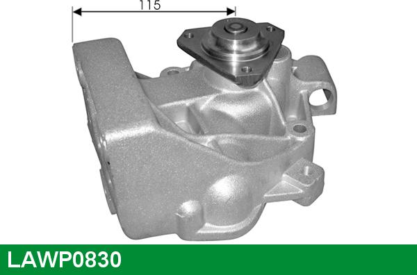 LUCAS LAWP0830 - Водяной насос www.autospares.lv