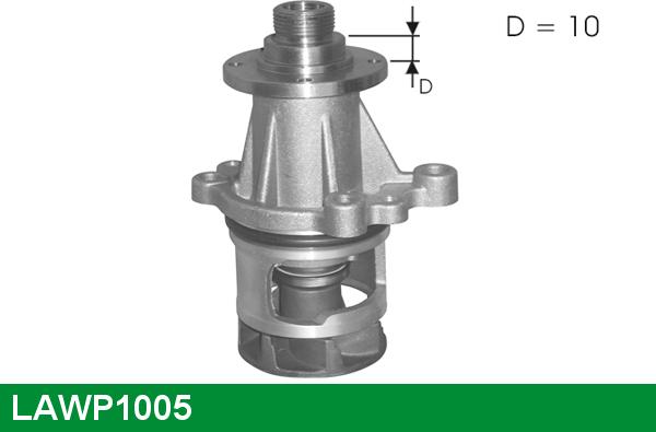 LUCAS LAWP1005 - Ūdenssūknis www.autospares.lv