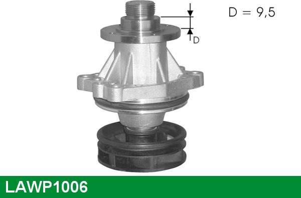 LUCAS LAWP1006 - Ūdenssūknis autospares.lv