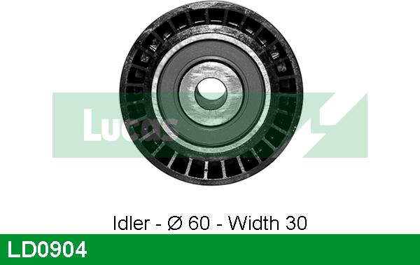 LUCAS LD0904 - Натяжной ролик, зубчатый ремень ГРМ www.autospares.lv