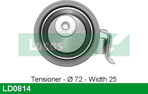 LUCAS LD0814 - Tensioner Pulley, timing belt www.autospares.lv