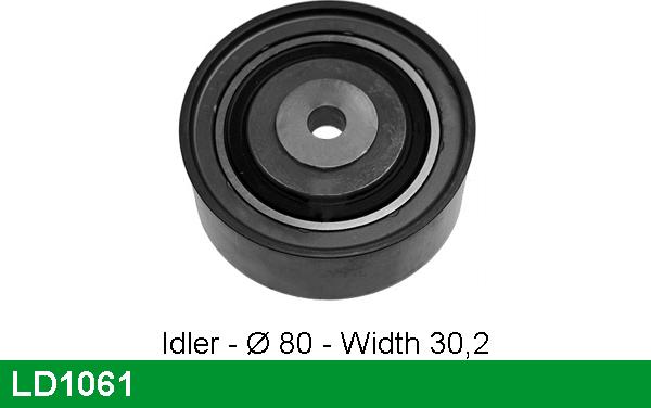 LUCAS LD1061 - Натяжной ролик, зубчатый ремень ГРМ www.autospares.lv