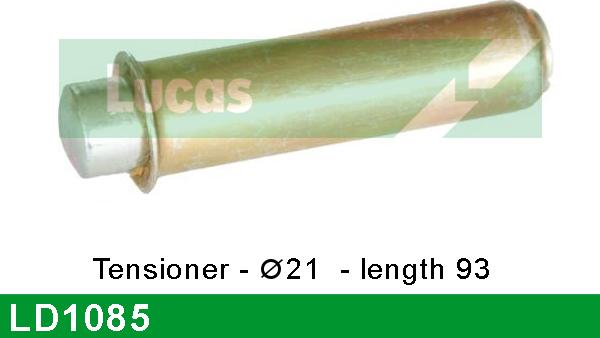 LUCAS LD1085 - Spriegotājrullītis, Gāzu sadales mehānisma piedziņas siksna www.autospares.lv