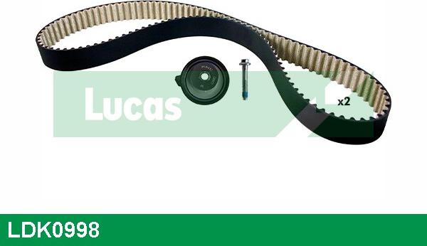 LUCAS LDK0998 - Zobsiksnas komplekts www.autospares.lv