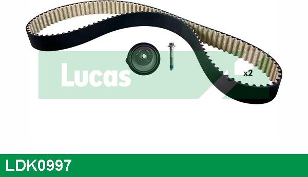 LUCAS LDK0997 - Zobsiksnas komplekts www.autospares.lv