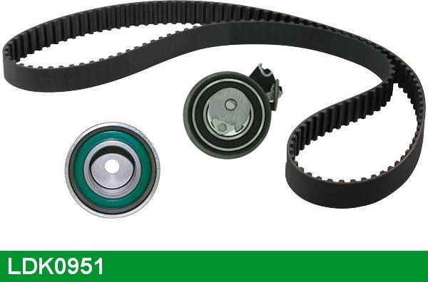 LUCAS LDK0951 - Комплект зубчатого ремня ГРМ www.autospares.lv