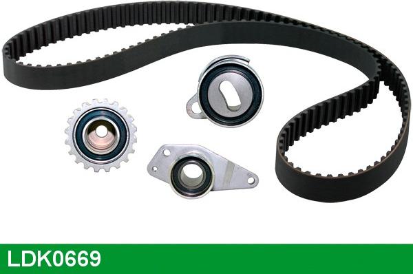 LUCAS LDK0669 - Комплект зубчатого ремня ГРМ www.autospares.lv