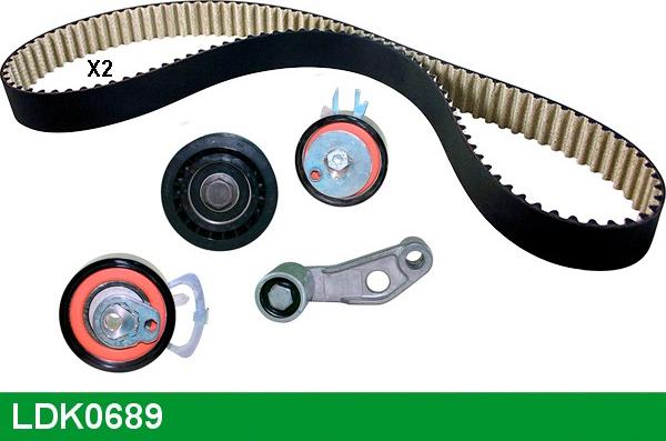 LUCAS LDK0689 - Timing Belt Set www.autospares.lv