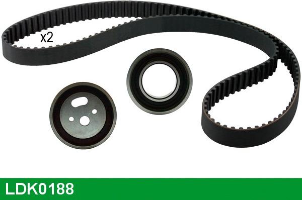 LUCAS LDK0188 - Комплект зубчатого ремня ГРМ www.autospares.lv