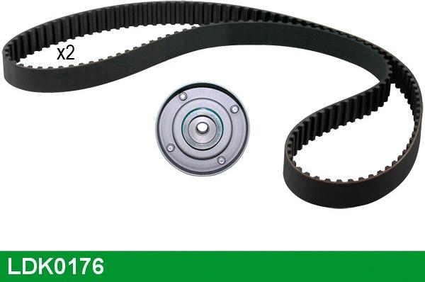 LUCAS LDK0176 - Комплект зубчатого ремня ГРМ www.autospares.lv