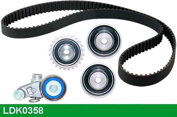 LUCAS LDK0358 - Timing Belt Set www.autospares.lv