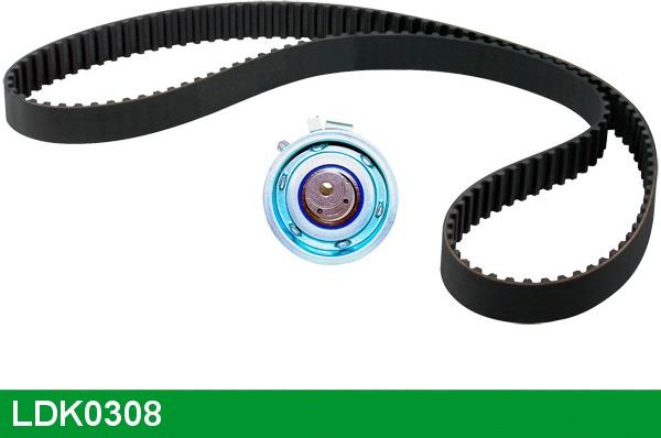 LUCAS LDK0308 - Комплект зубчатого ремня ГРМ www.autospares.lv