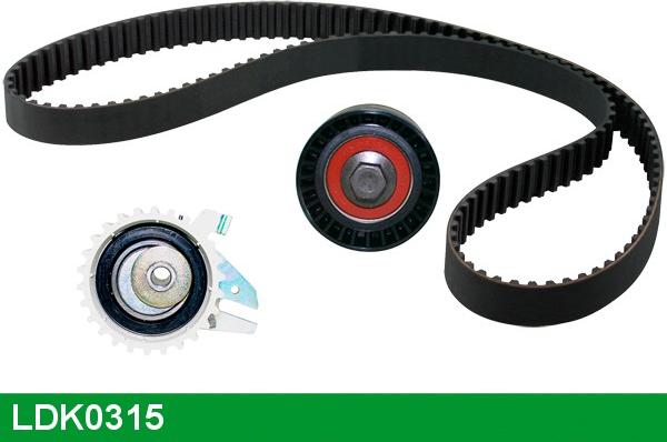 LUCAS LDK0315 - Комплект зубчатого ремня ГРМ www.autospares.lv