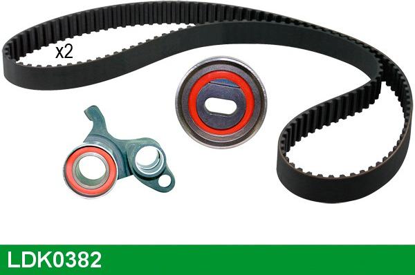 LUCAS LDK0382 - Комплект зубчатого ремня ГРМ www.autospares.lv